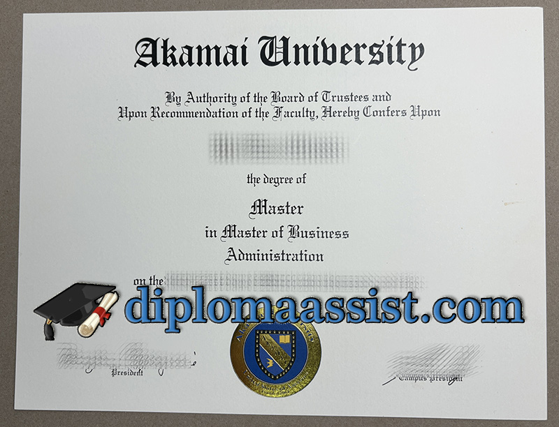 Buy Akamai University diploma