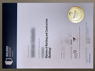 fake Builders Academy Australia diploma