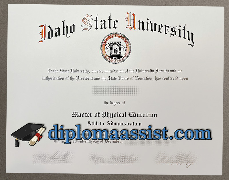 Buy Idaho State University diploma