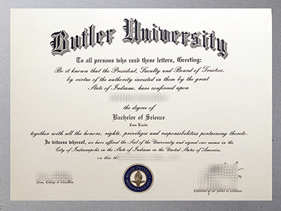 order Butler University diploma