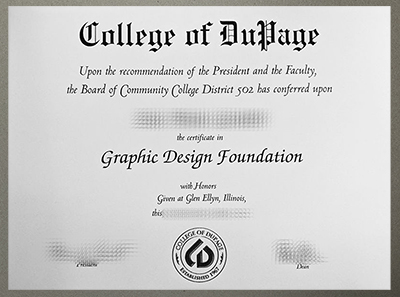 Buy College of DuPage diploma online