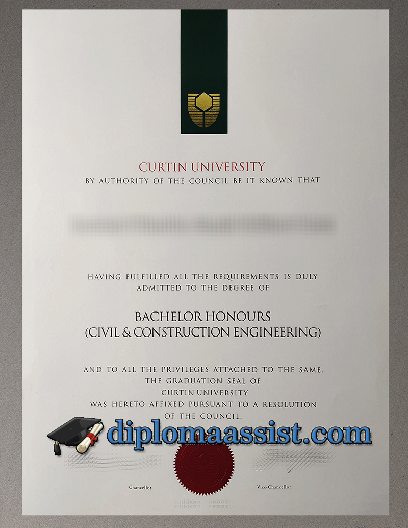 Buy Curtin University diploma online