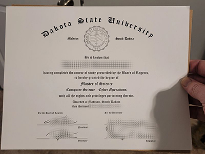 Dalota State University diploma