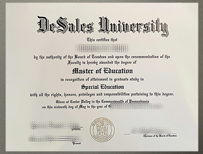 Can I order DeSales University diploma?