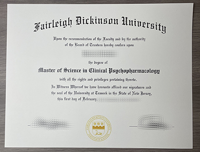 Order Fairleigh Dickinson University diploma