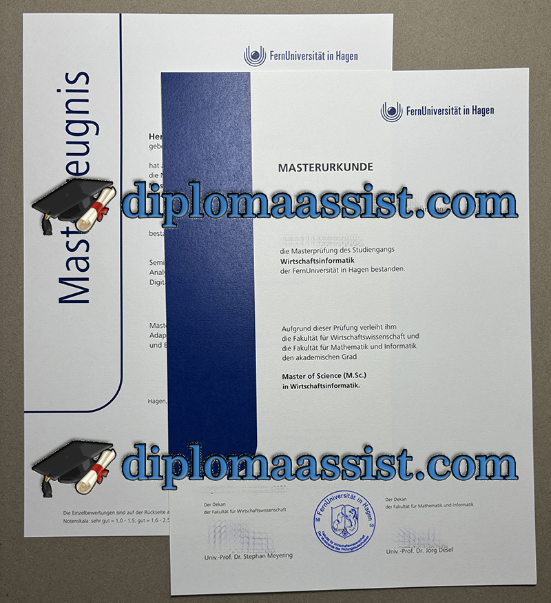 FernUniversität in Hagen Urkunde
