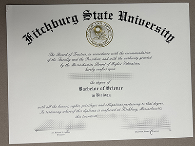 Fitchburg State University diploma