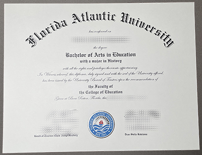 get Florida Atlantic University diploma