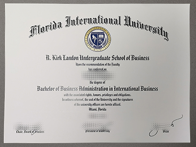 make Florida International University diploma