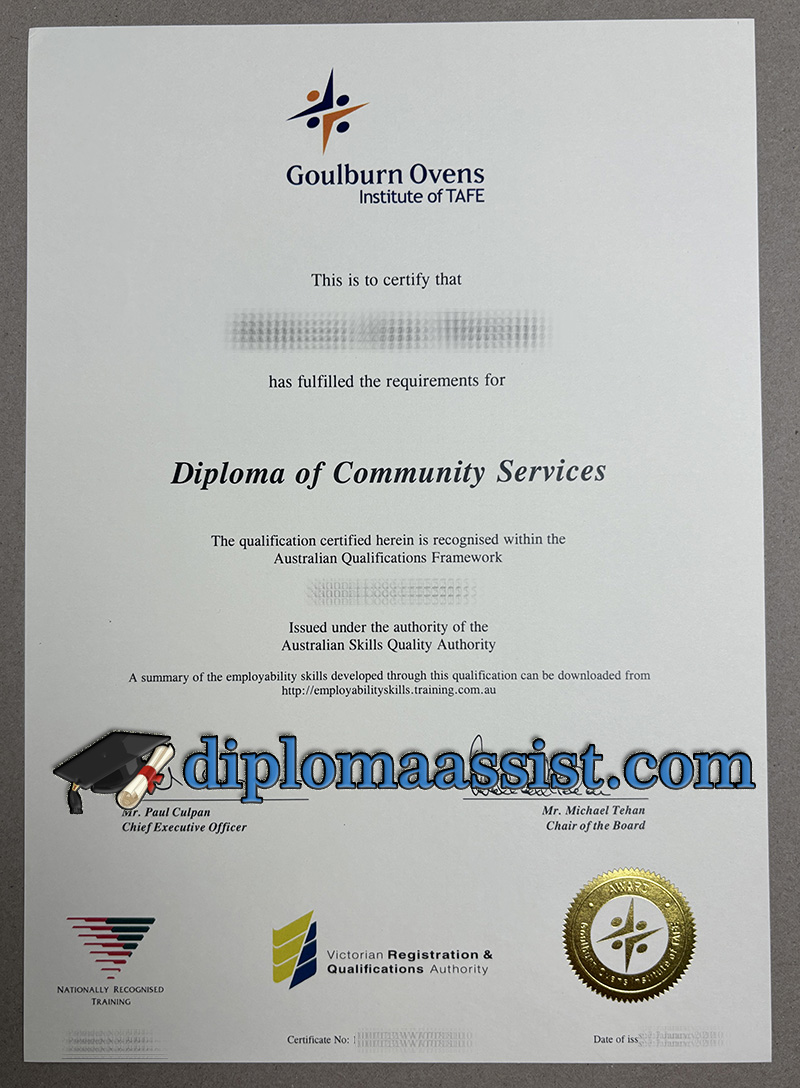 Goulburn Ovens Institute of TAFE Diploma