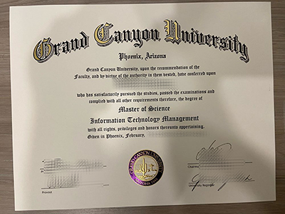 Order Grand Canyon University diploma