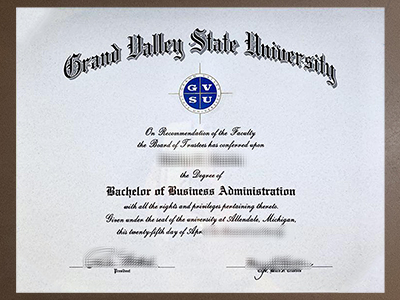 Grand Valley State University diploma
