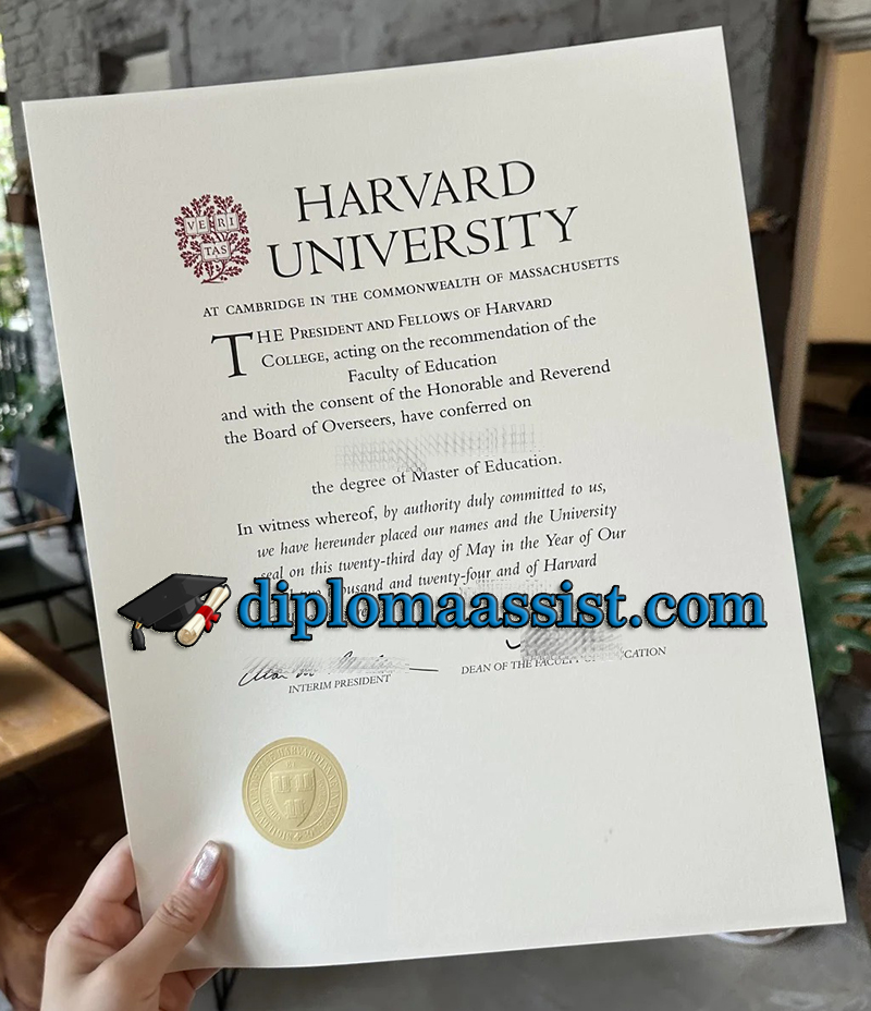 Order Harvard University diploma