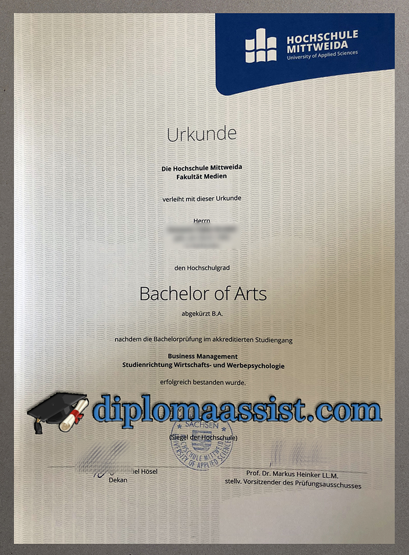 get Hochschule Mittweida diploma