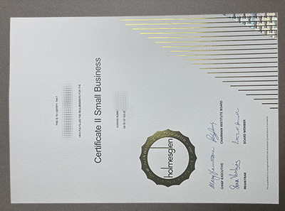 Buy Holmesglen Institute Certificate online