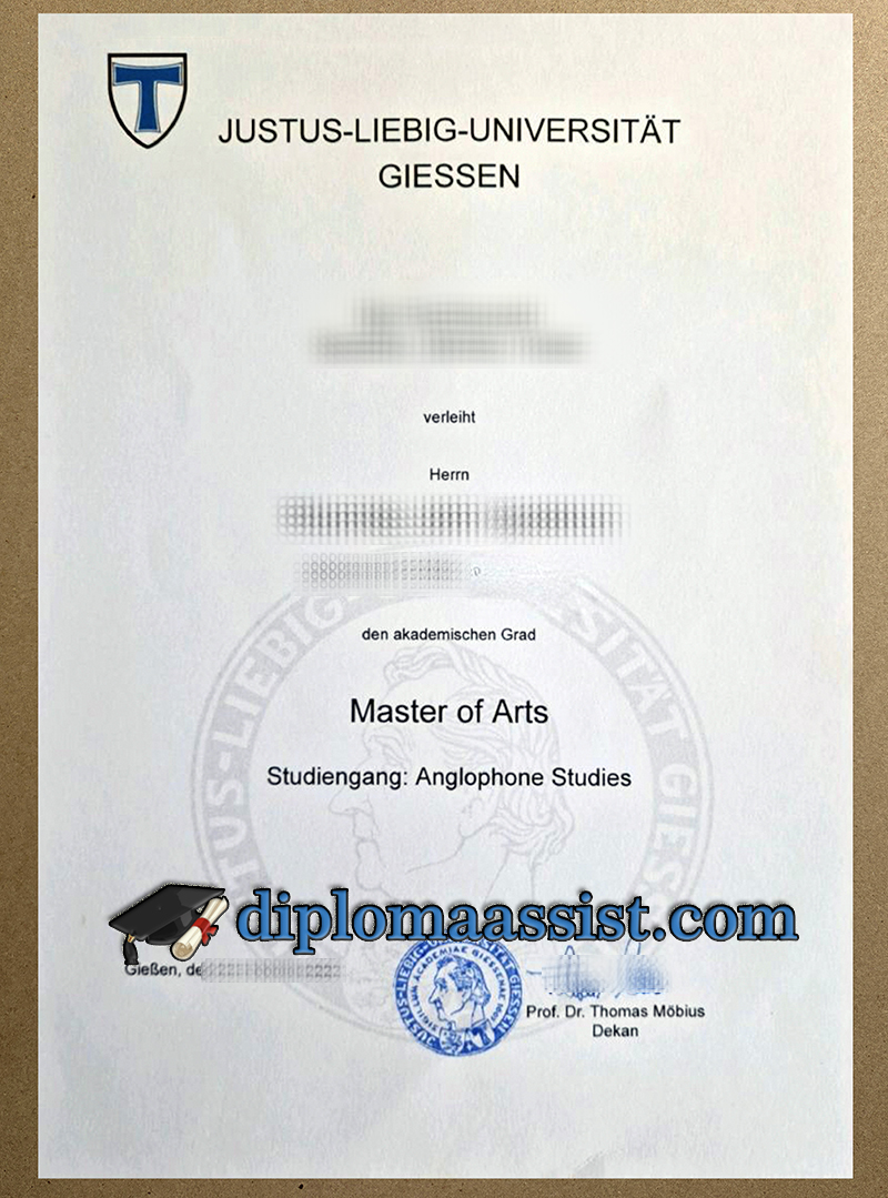 Justus Liebig University Giessen Diploma