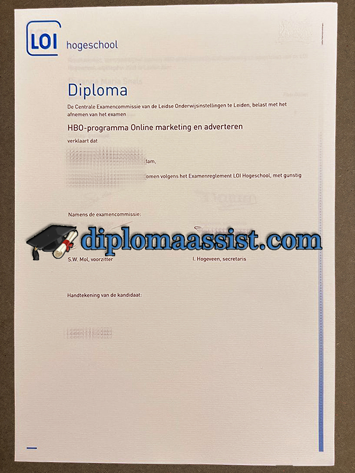 LOI Hogeschool diploma