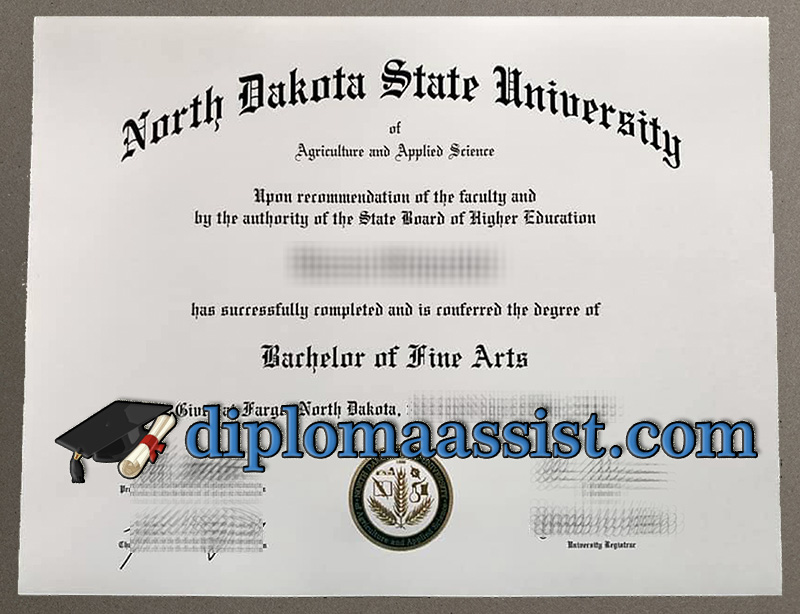 Order North Dakota State University diploma