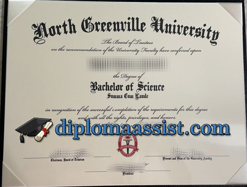 Buy North Greenville University diploma