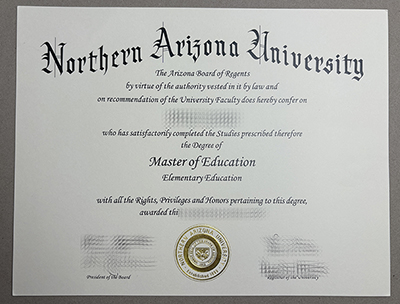 Northern Arizona University diploma