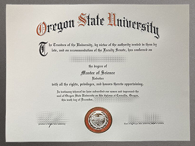 fake Oregon State University diploma