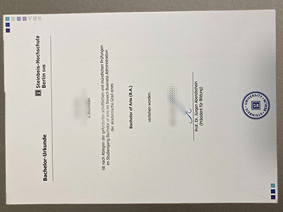 Steinbeis Hochschule Berlin Urkunde