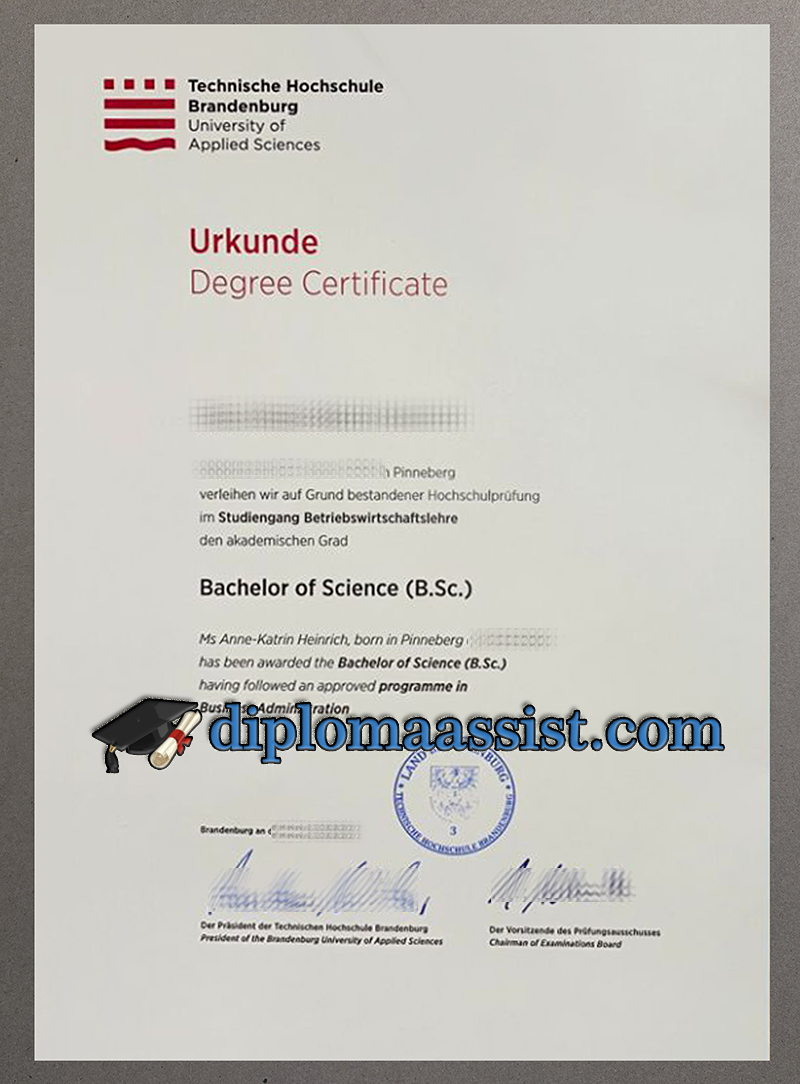 Buy Technische Hochschule Brandenburg Urkunde