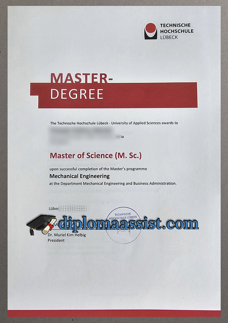 Technische Hochschule Lübeck Urkunde