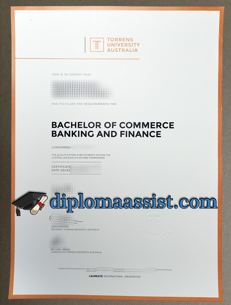 Order Torrens University diploma
