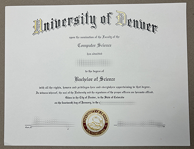 University of Denver diploma