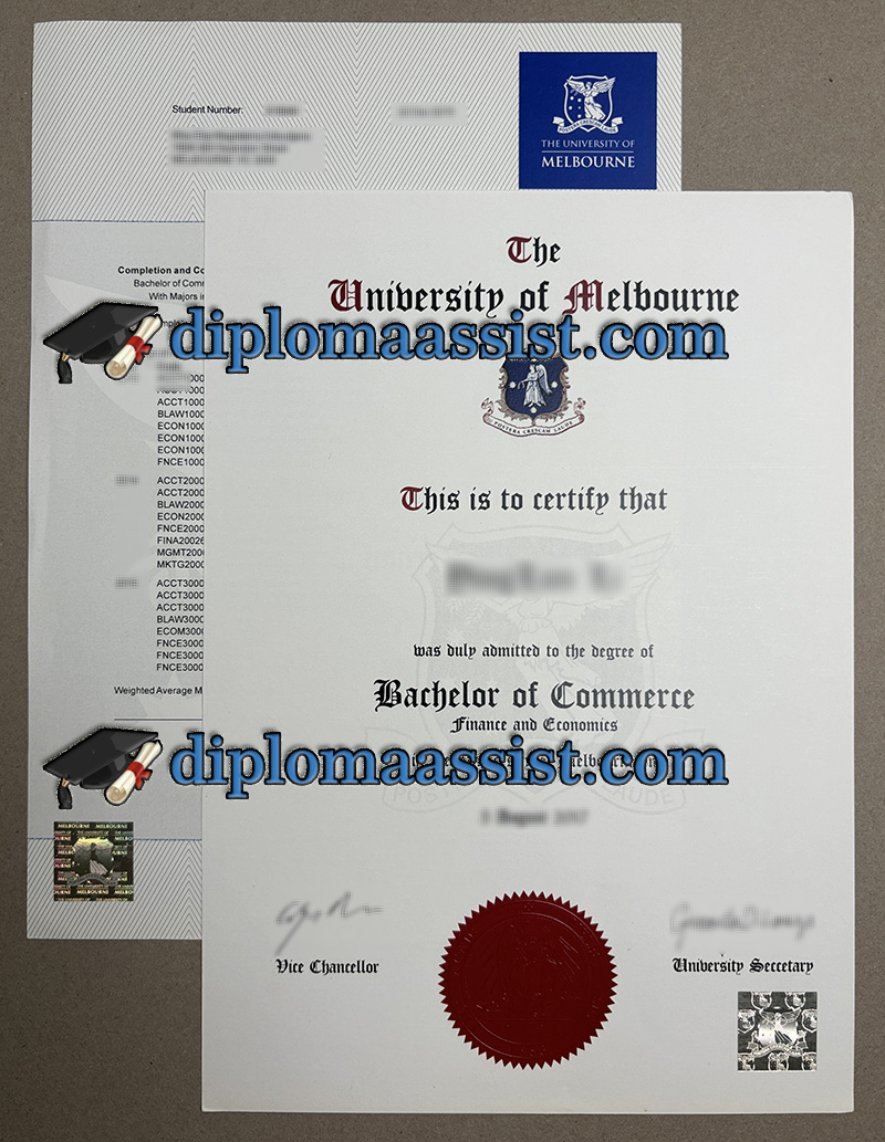get University of Melbourne diploma
