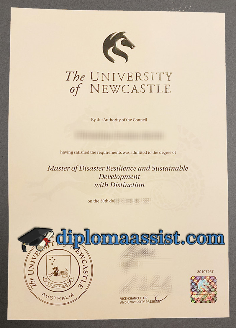 get University of Newcastle diploma