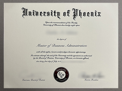 University of Phoenix diploma