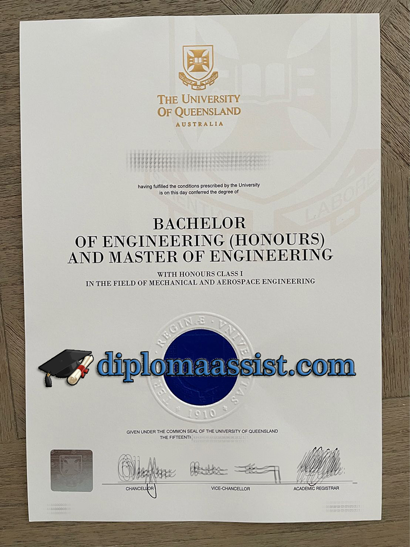 University of Queensland diploma