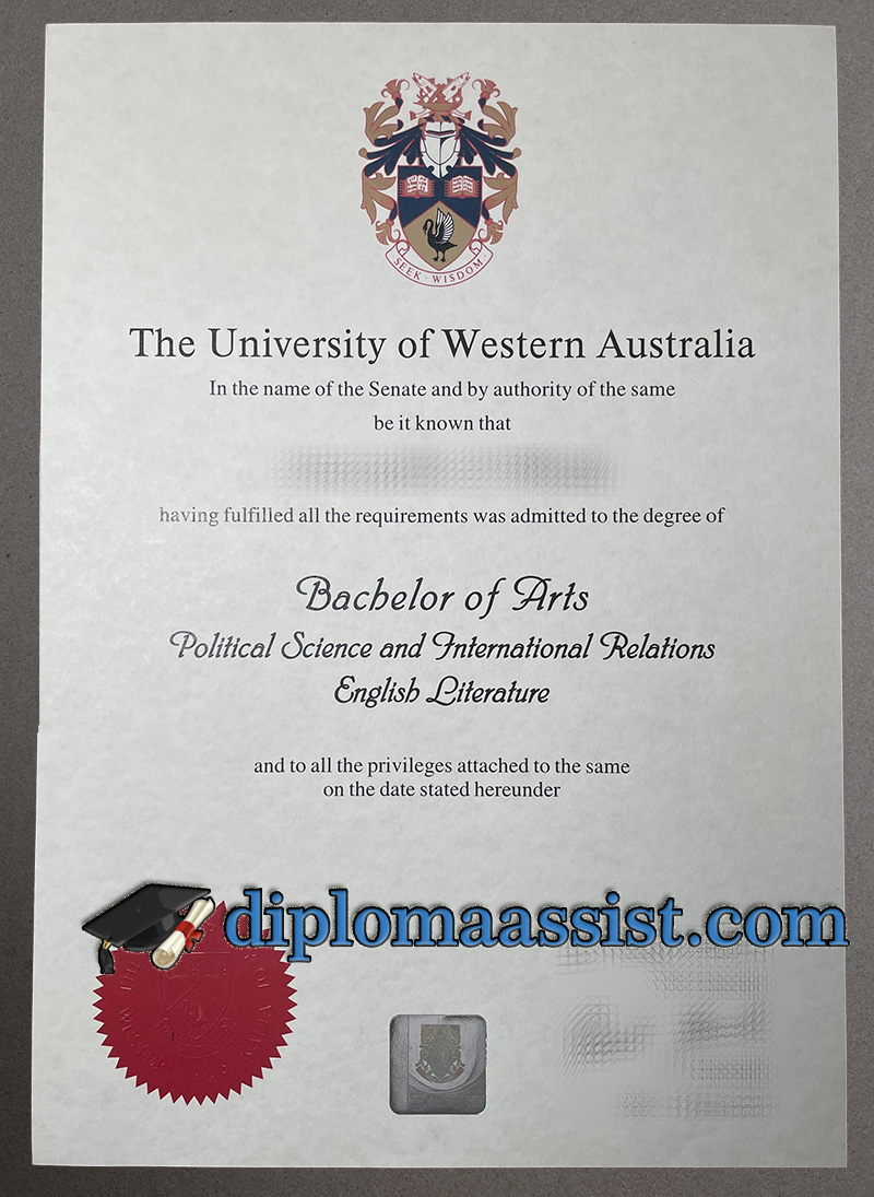 University of Western Australia Diploma