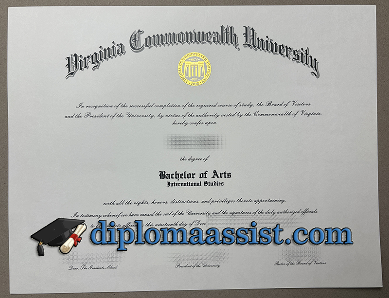 get Virginia Commonwealth University diploma