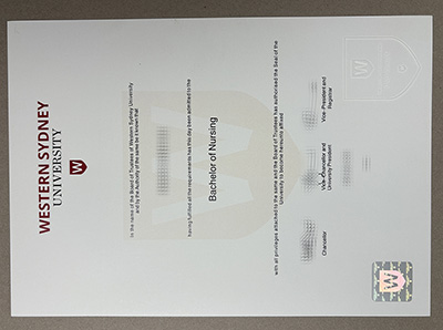 Western Sydney University diploma