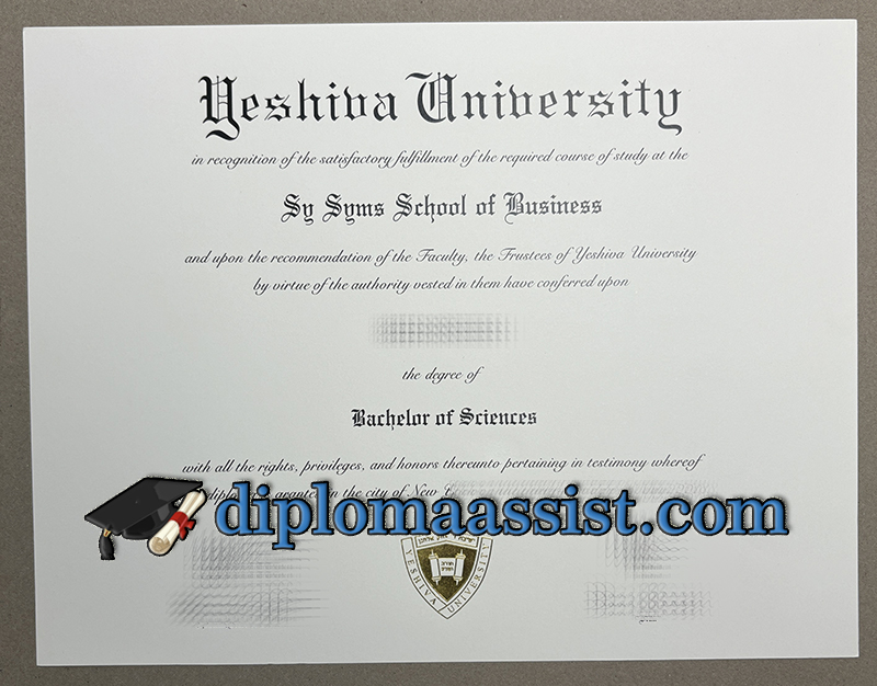 Order Yeshiva University diploma