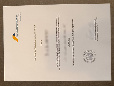 Wirtschaftsprüferkammer Zertifikat