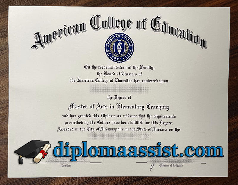 Buy American College of Education diploma, get a American College of Education degree