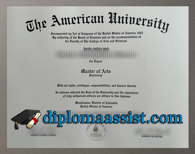 Buy American University diploma