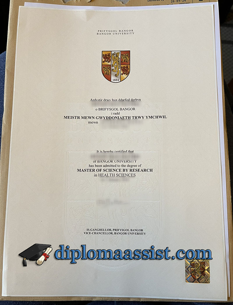 get Bangor University diploma