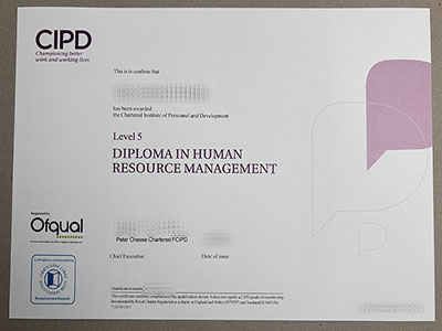 CIPD Level 5 certificate