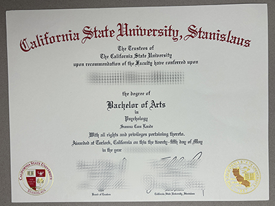 get Stanislaus State diploma