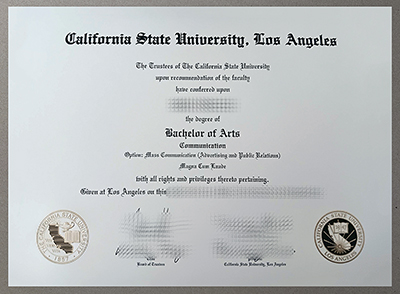 order Cal State LA diploma
