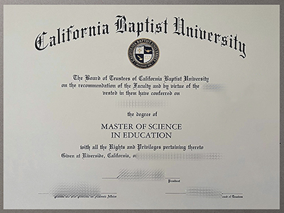 order California Baptist University diploma