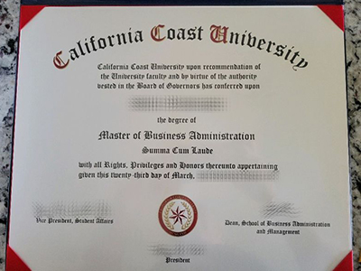 make California Coast University diploma