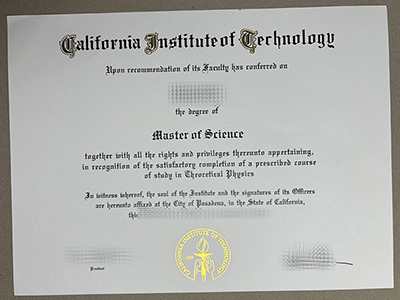 get California Institute of Technology diploma