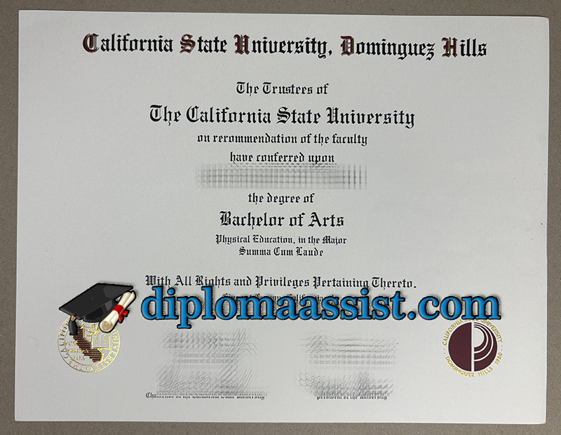 CSUDH diploma