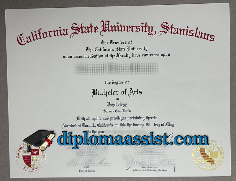 get Stanislaus State diploma